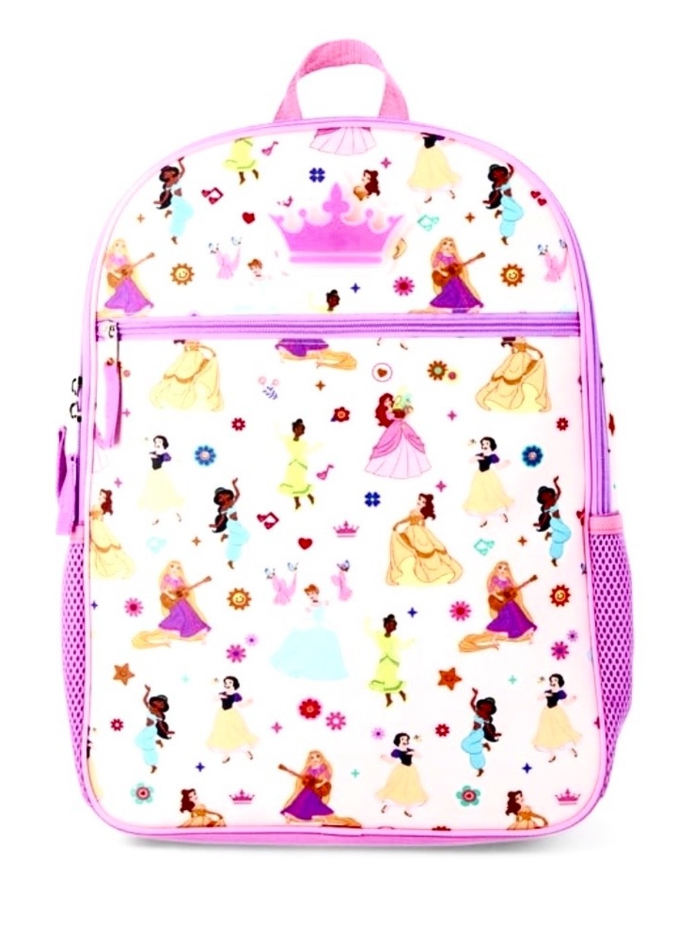 Disney Princess Pattern Light Up  Kids Backpack